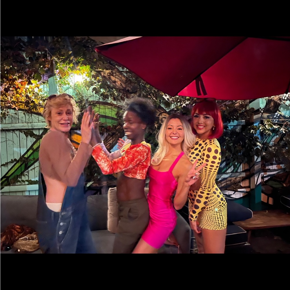 Solado Polka Dot Ruched Drawstring Set - image 5